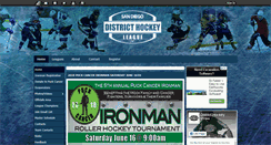 Desktop Screenshot of districthockey.com